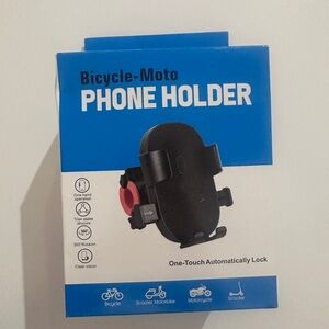 Bicycle-Moto Phone Holder - Black and Red